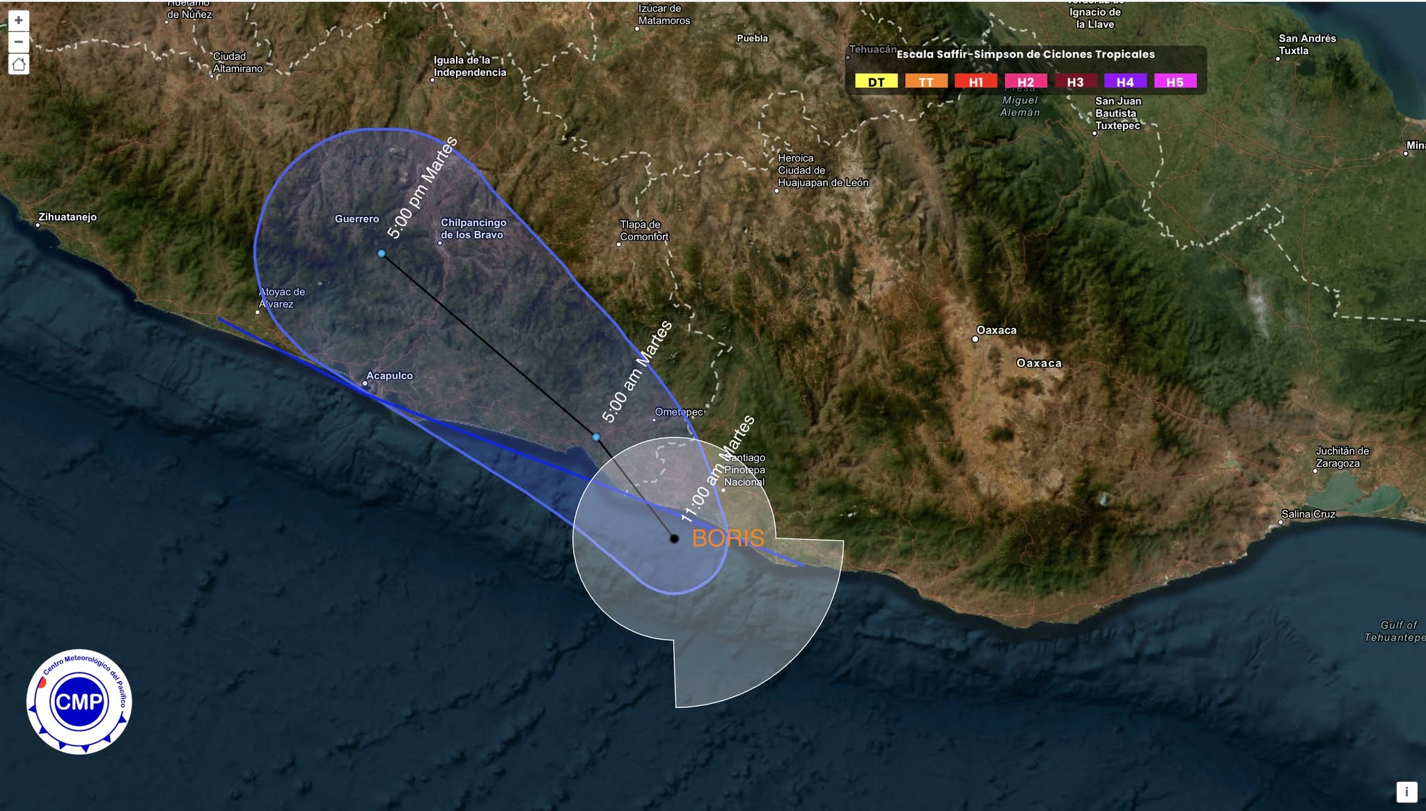 🔺Aviso 8A:🌀Tormenta tropical Boris